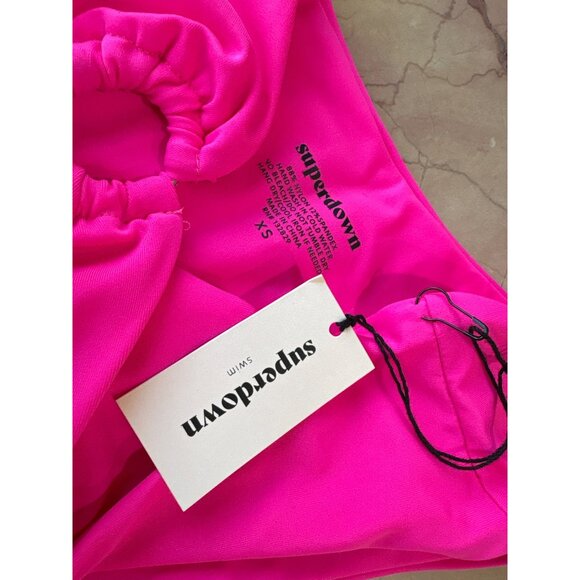 superdown Tyler Bikini Bottoms in Pink X-Small New Womens Swimsuit - Picture 8 of 9